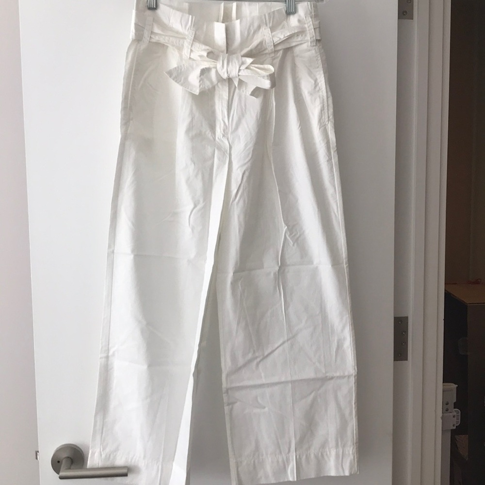 High-waisted, cropped J. Crew chino